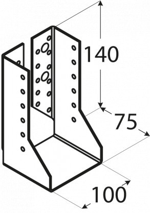 gerendapapucs 100 x 140 x 2 mm WBZ30